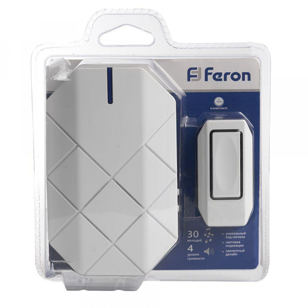 Звонок беспроводной Feron E-377 41433 Звонок беспроводной Feron E-377 41433