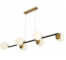 74542/6 ANTIQUE BRASS+BLACK (1) Люстра (RL)