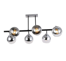 06782/6 CHROME+BLACK (1) Люстра (RL)