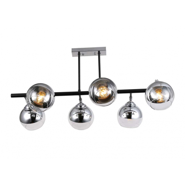 06782/6 CHROME+BLACK (1) Люстра (RL) 06782/6 CHROME+BLACK (1) Люстра (RL)