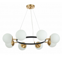 74542/8 ANTIQUE BRASS+BLACK (1) Люстра (RL)