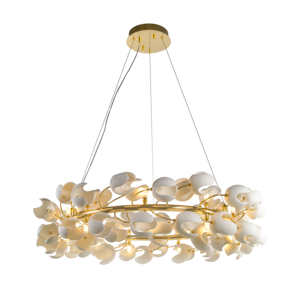 6166E/18 GD (1) Люстра NW