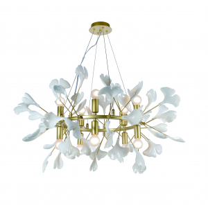 5746A/10 SPRAY PAINT BRASS+WHITE (1) Люстра NW