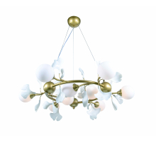 2661A/9 SPRAY PAINT BRASS+WHITE (1) Люстра NW