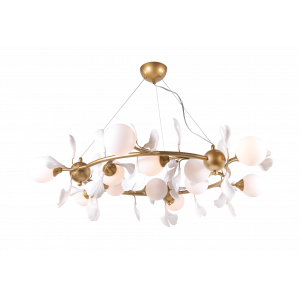 2661A/12 SPRAY PAINT BRASS+WHITE (1) Люстра NW
