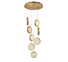 D2061-DW-8 BRASS (1) Люстра NW