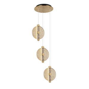 7065RMD-3BS/CE BRASS+BLACK (1) Люстра (NW) #