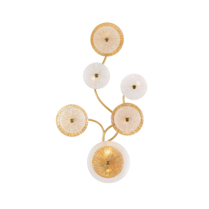 W2895A/7 SPRAY PAINT BRASS+CLEAR+AMBER (1) Настенный светильник  NW