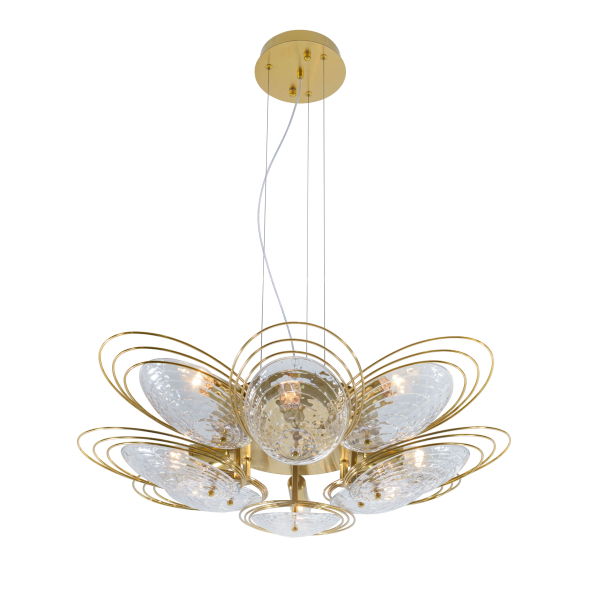 6117P/8A PT BRS (1) Люстра NW