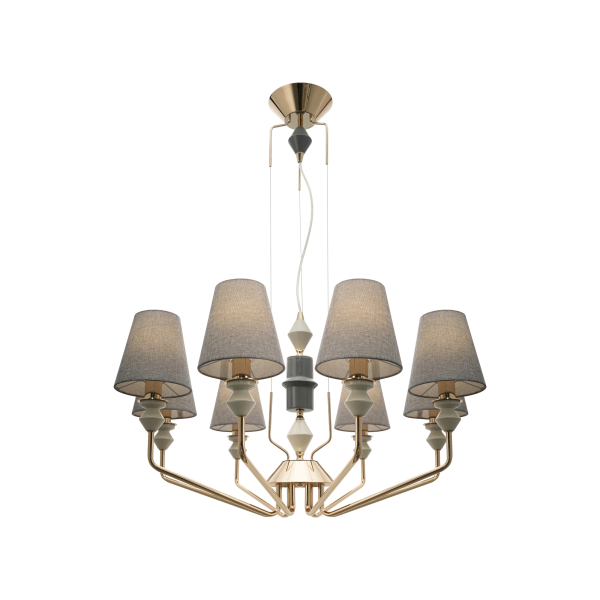 9502AP/8 CHAMPAGNE GOLD (1) Люстра NW