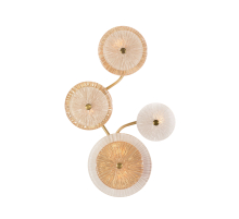 W2895A/5 SPRAY PAINT BRASS+CLEAR+AMBER (1) Настенный светильник  NW