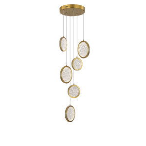 D2061-DW-6 BRASS (1) Люстра NW