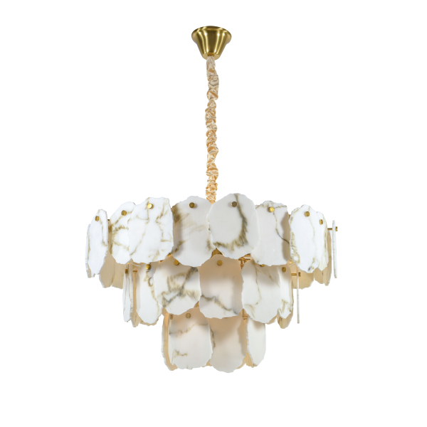 6087P/15 PLATING BRASS H (1) Люстра (в 2-х коробках) NW