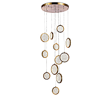 D2061-DW-12 BRASS (1) Люстра NW
