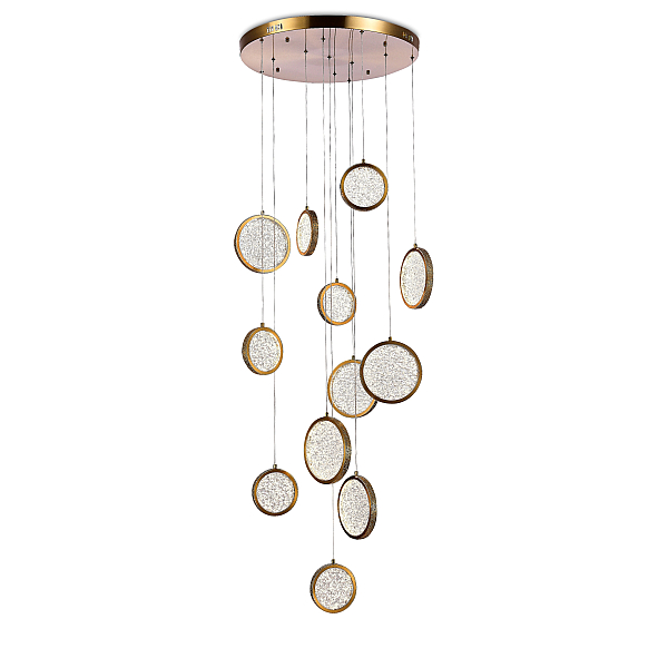 D2061-DW-12 BRASS (1) Люстра NW