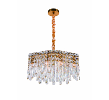 5611P/6A PLATING BRASS+CLEAR (1) Люстра NW