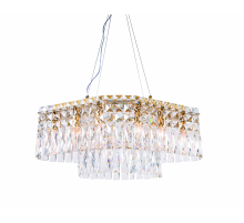 5638P/10A PLATING BRASS+CLEAR (1) Люстра NW