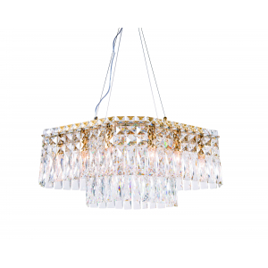 5638P/10A PLATING BRASS+CLEAR (1) Люстра NW