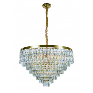 2752P/18A PLATING BRASS+CLEAR (1) Люстра (в 2-х коробках) NW