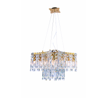 5638P/12A PLATING BRASS+CLEAR (1) Люстра NW