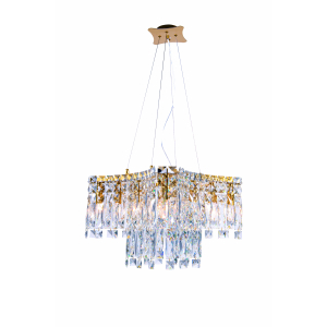 5638P/12A PLATING BRASS+CLEAR (1) Люстра NW