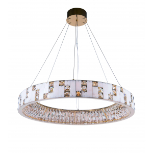 6029E/80W GOLD+CLEAR (1) Люстра NW