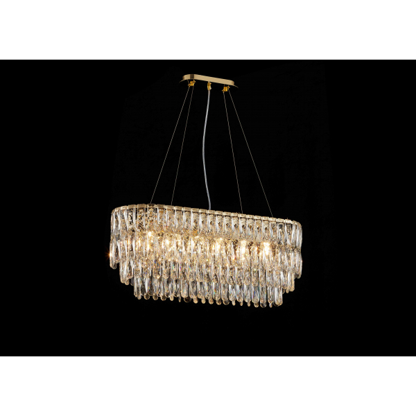 NW075-L800*W300*H340 H GOLD OVAL (1) Люстра NW
