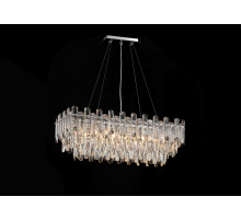 NW076-L800*W300*H290 RECTANGLE CHROME (1) Люстра NW