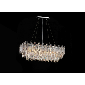 NW076-L800*W300*H290 RECTANGLE CHROME (1) Люстра NW
