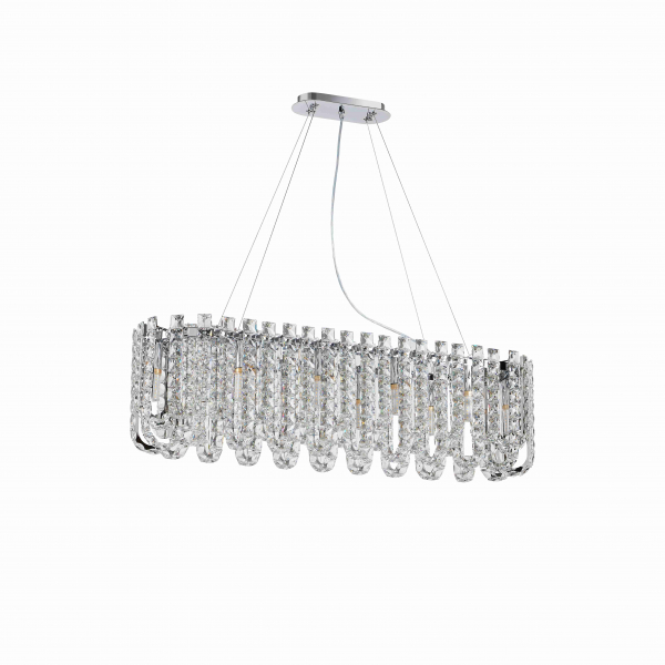 NW082-L1000*W280*H280 OVAL CHROME (1) Люстра NW NW082-L1000*W280*H280 OVAL CHROME (1) Люстра NW