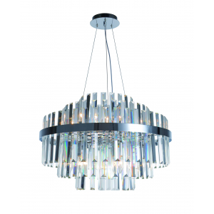 5740R/12A CHROME+CLEAR (1) Люстра NW