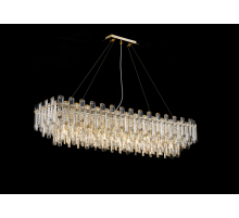 NW076-L1200*W300*H290 RECTANGLE H GOLD (1) Люстра (в 2-х коробках) NW #