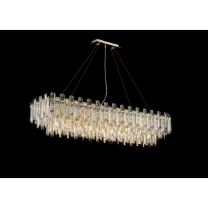 NW076-L1200*W300*H290 RECTANGLE H GOLD (1) Люстра (в 2-х коробках) NW