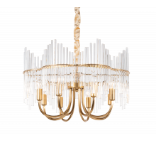 5451P/8 PT BRS (1) Люстра (NW)