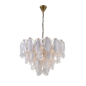 90911/D600 PT BRS (1) Люстра (в 2-х коробках) NW