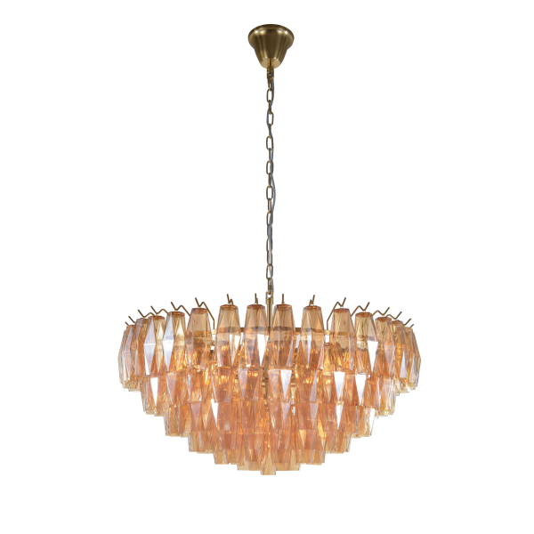 70832/D800C PT BRS (1) Люстра (в 3-х коробках) NW