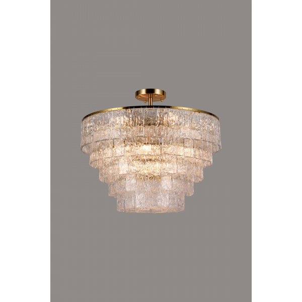 5011/15 LT BRASS+CLEAR LIGHT (1) Люстра NW