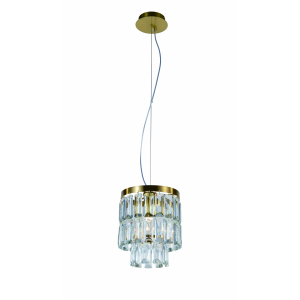 2752P/1A PLATING BRASS+CLEAR (1/6) Люстра NW
