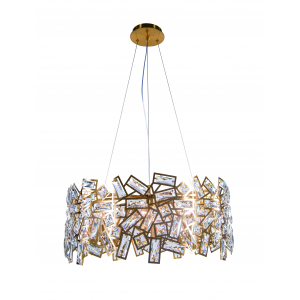 6031P/8A PLATING BRASS+CLEAR (1) Люстра NW