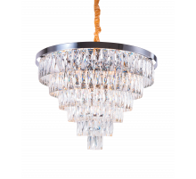 2431R/16A CHR+CL (1) Люстра (в 2-х коробках) NW