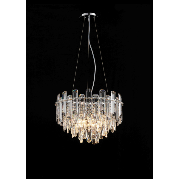 NW076-ф400*H290 CHROME (1) Люстра NW