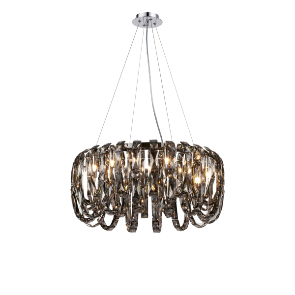 NW087-ф600*H280(1200)SM CHROME (1) Люстра NW