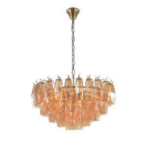 70832/D600C PT BRS (1) Люстра (в 2-х коробках) NW