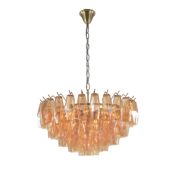 70832/D600C PT BRS (1) Люстра (в 2-х коробках) NW