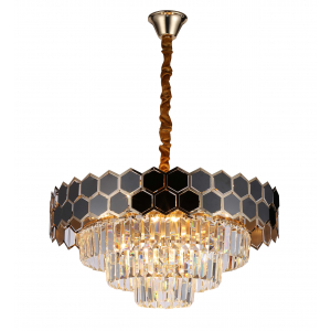 26016/8+3 BLACK+GOLD (1) Люстра (RL)