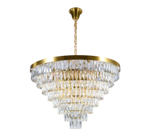 2431P/22A PT BRS+CL (1) Люстра (в 2-х коробках) NW