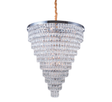 2431R/24A CHR+CL (1) Люстра (в 2-х коробках) NW #