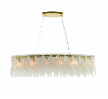 6079P/14A PLATING BRASS H+CLEAR (1) Люстра (в 2-х коробках)  NW