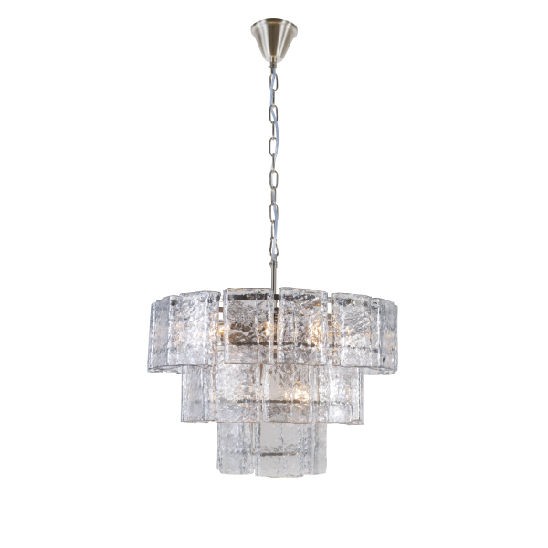 90515/D600 SN (1) Люстра (в 2-х коробках) NW