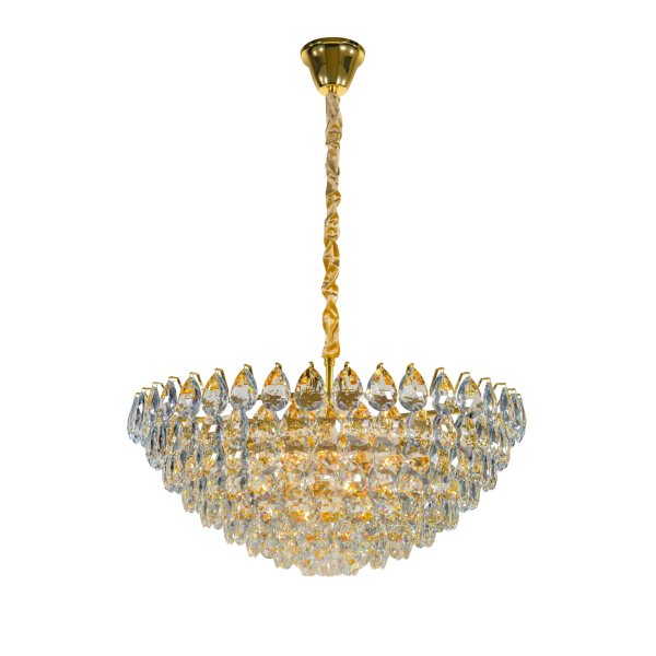 2973E/20A GOLD+CLEAR (1) Люстра (в 2-х коробках) NW